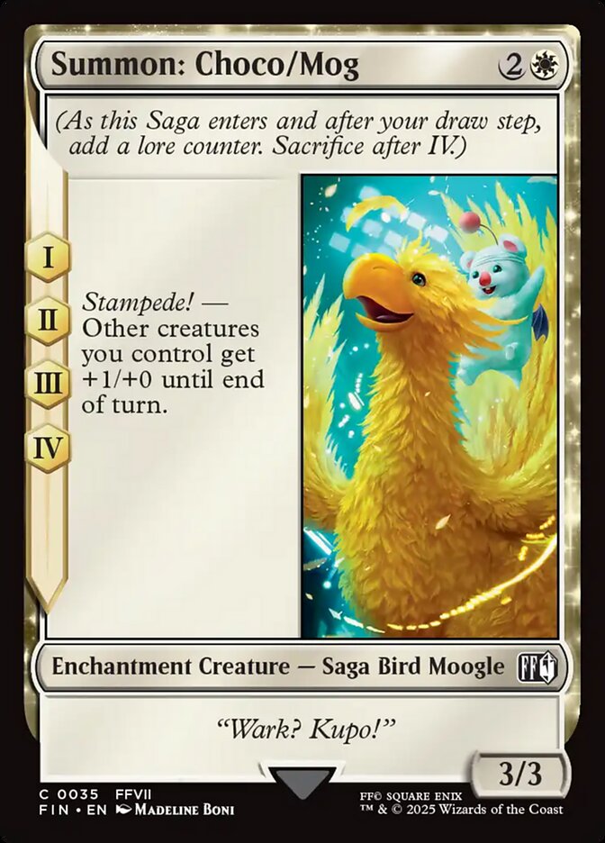 Invocación: Chocobo y moguri | Summon: Choco/Mog - Final Fantasy #35
