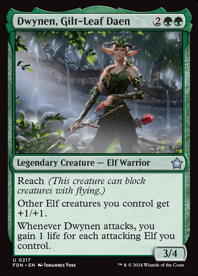 Dwynen, daena de Hojas Doradas | Dwynen, Gilt-Leaf Daen - Foundations #217