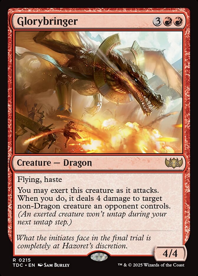 Glorificador | Glorybringer - Tarkir: Dragonstorm Commander #215