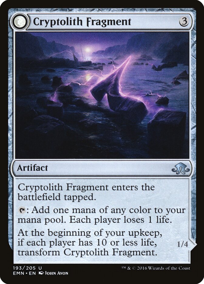 Fragmento de criptolito // Aurora de Emrakul | Cryptolith Fragment // Aurora of Emrakul - Eldritch Moon #193