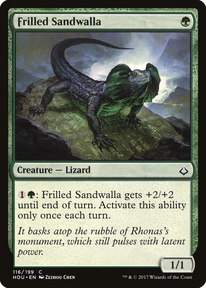 Arenaiguana crestada | Frilled Sandwalla — Hour of Devastation #116