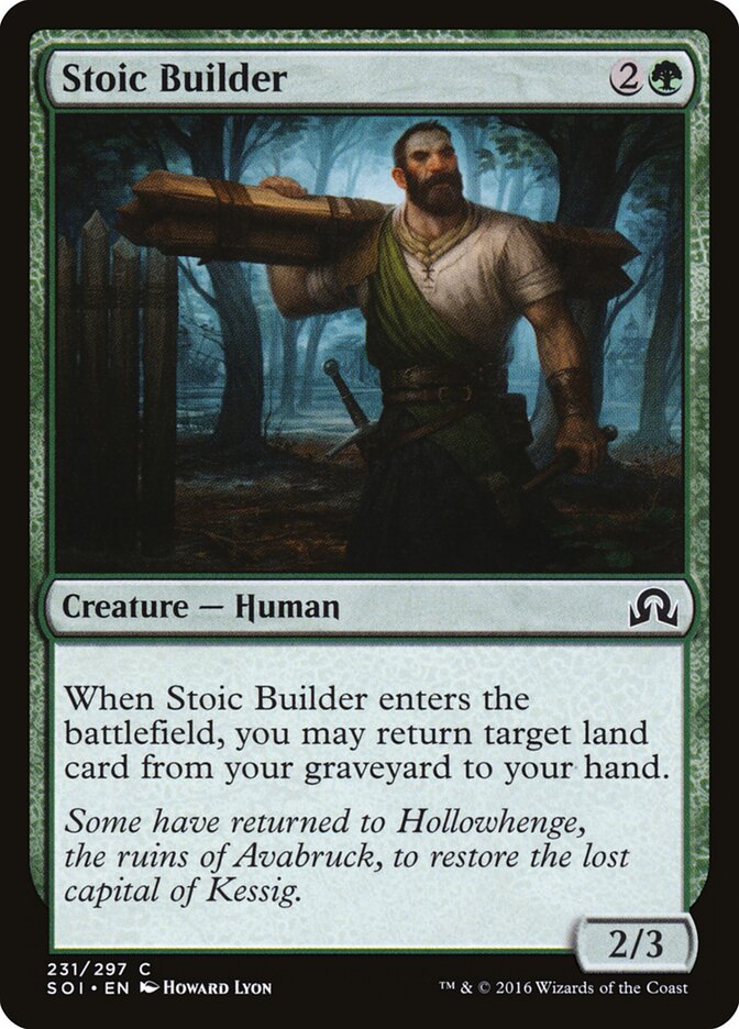 Stoic Builder — Shadows over Innistrad #231