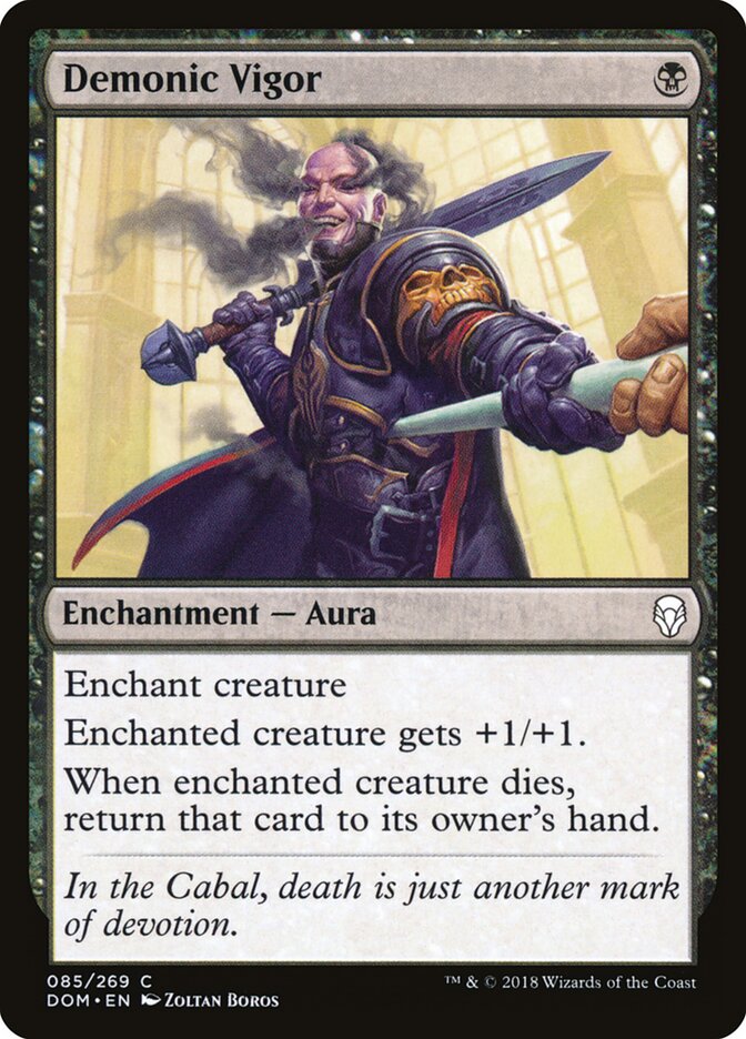 Vigor demoníaco — Dominaria #85
