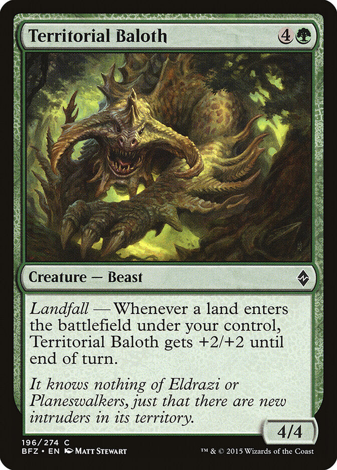 Báloth territorial | Territorial Baloth - Battle for Zendikar #196