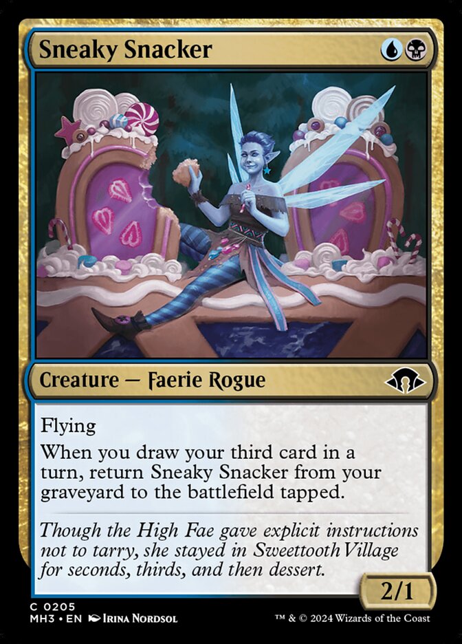 Picoteadora furtiva | Sneaky Snacker — Modern Horizons 3 #205