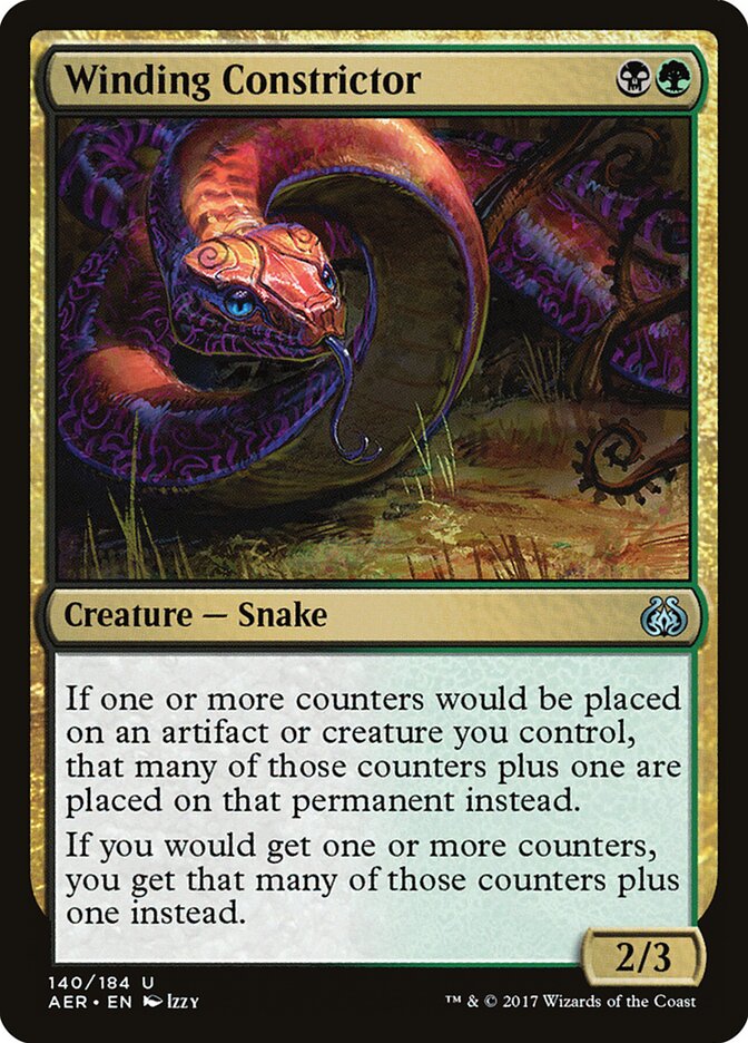 Boa sinuosa | Winding Constrictor - Aether Revolt #140