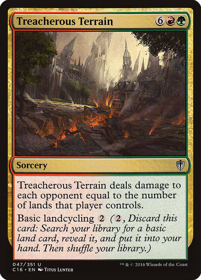 Terreno traicionero | Treacherous Terrain - Commander 2016 #47