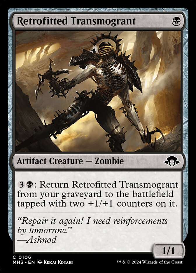 Transmutado retroalimentado | Retrofitted Transmogrant — Modern Horizons 3 #106