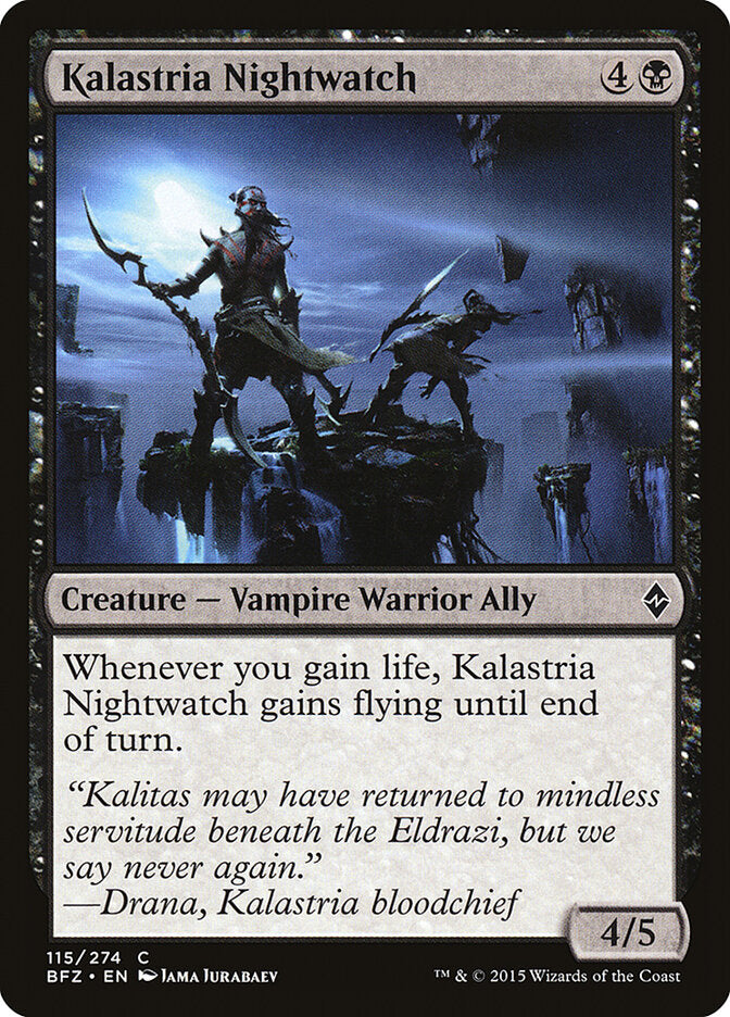 Guardia nocturna de Kalastria | Kalastria Nightwatch - Battle for Zendikar #115