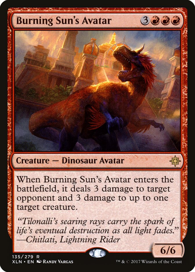 Avatar del Sol Ardiente | Burning Sun's Avatar - Ixalan #135