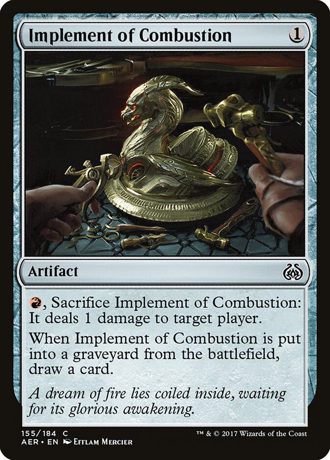 Ingenio de combustión | Implement of Combustion - Aether Revolt #155