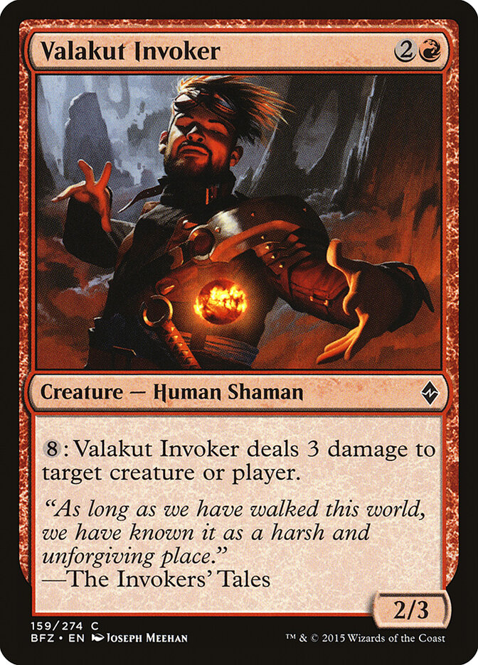 Invocador de Valakut | Valakut Invoker - Battle for Zendikar #159