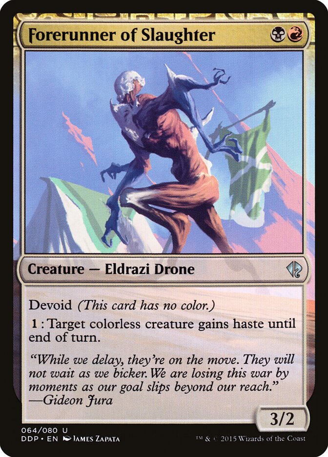 Forerunner of Slaughter - Duel Decks: Zendikar vs. Eldrazi #64