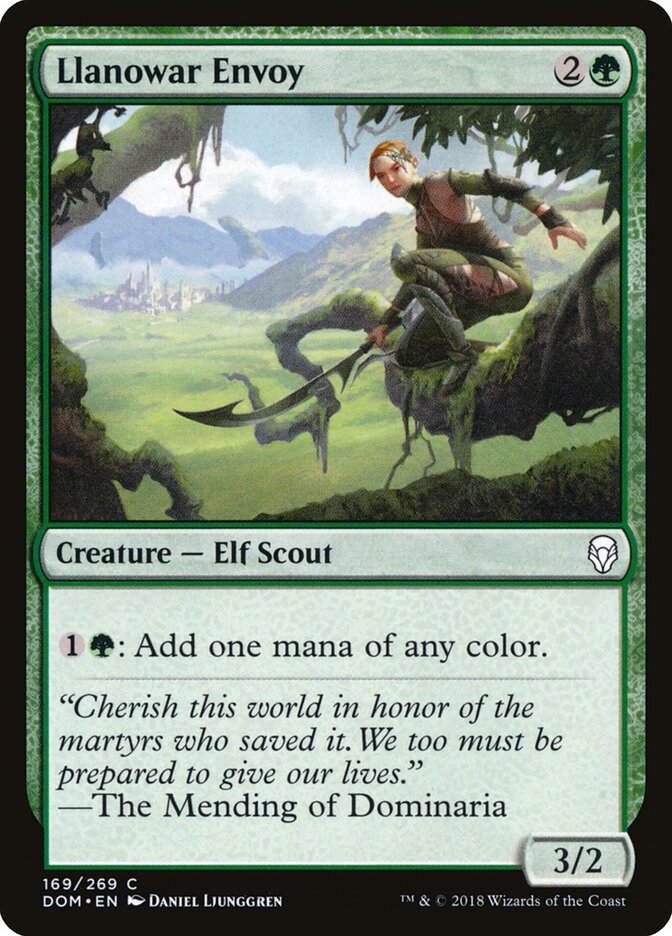 Enviada de Llanowar — Dominaria #169