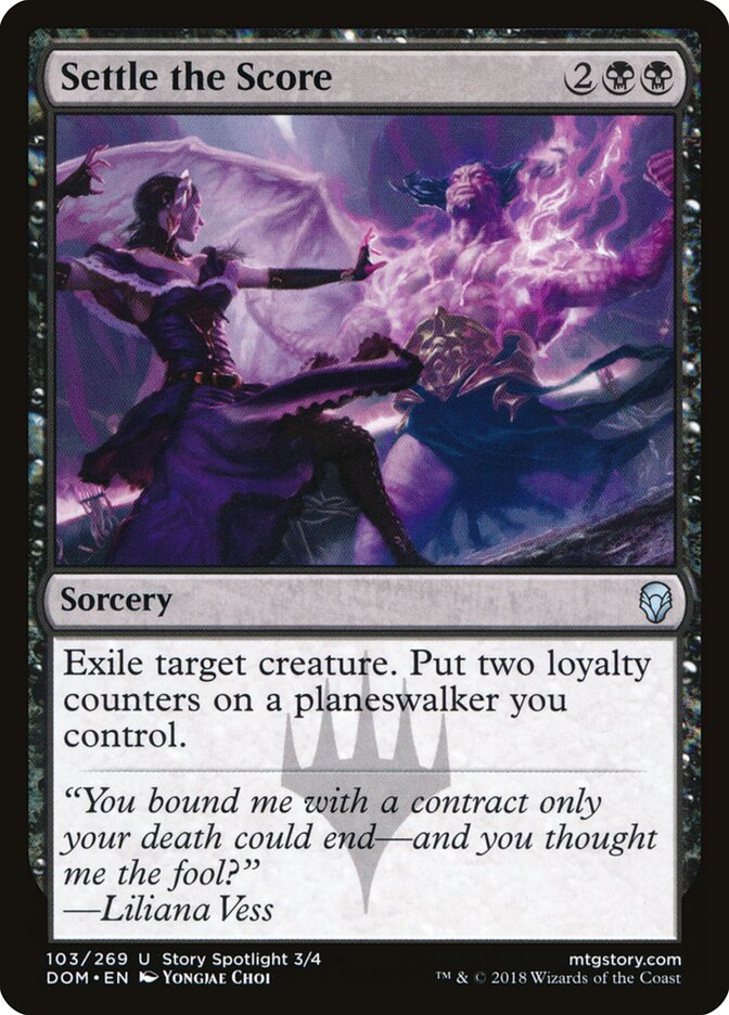 Ajuste de cuentas — Dominaria #103