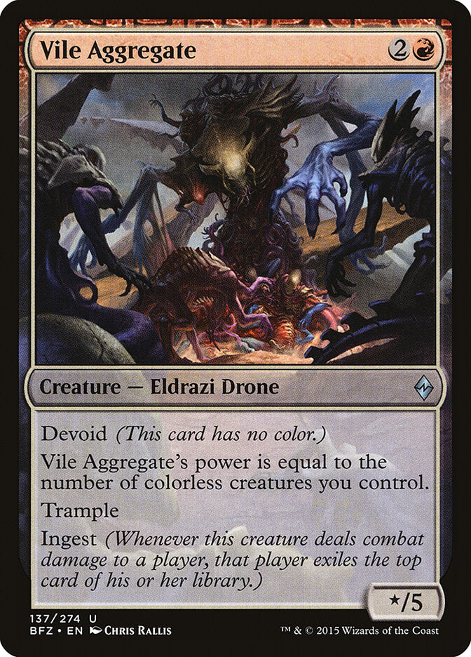 Agrupación repugnante | Vile Aggregate - Battle for Zendikar #137