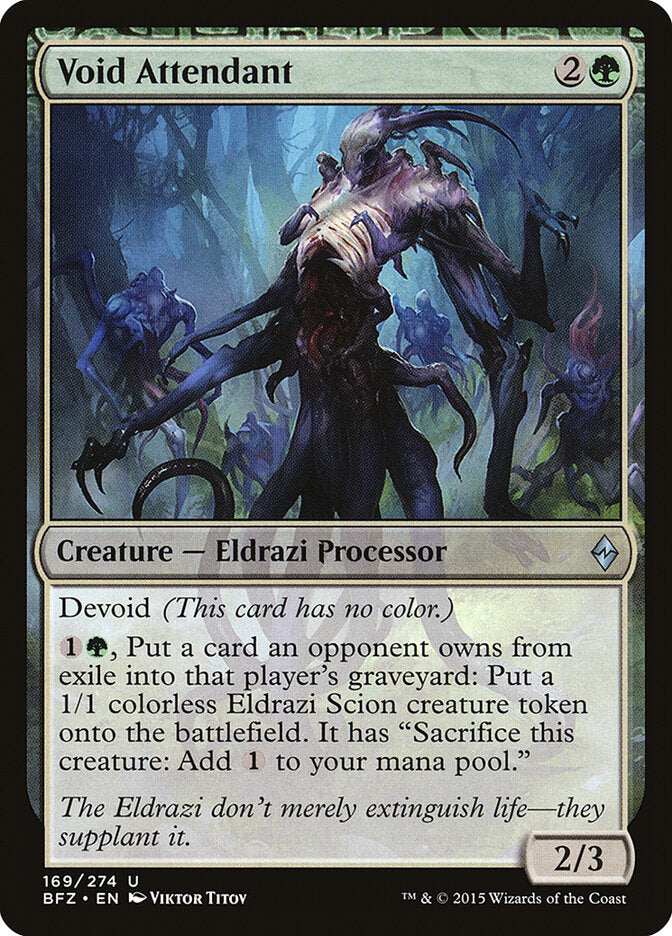 Asistente del vacío | Void Attendant - Battle for Zendikar #169