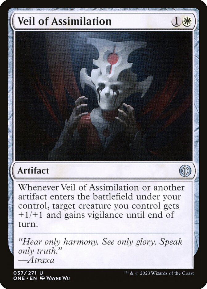 Velo de asimilación | Veil of Assimilation — Phyrexia: All Will Be One #37