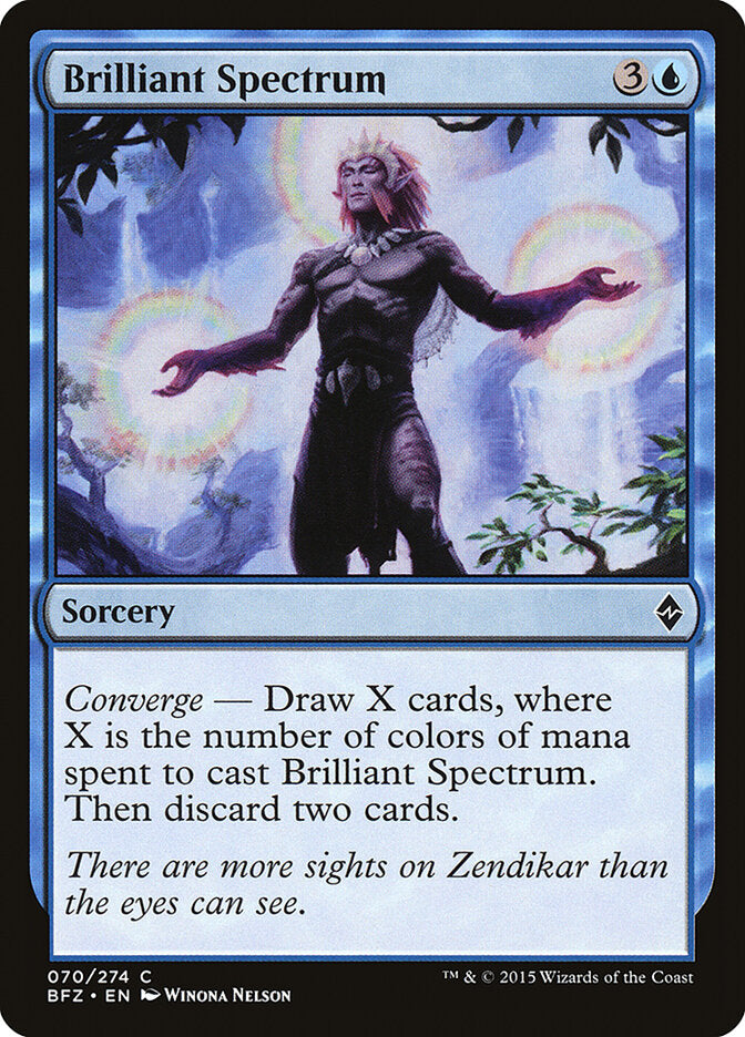 Espectro brillante | Brilliant Spectrum - Battle for Zendikar #70