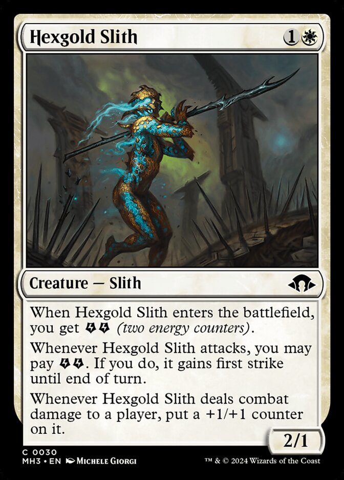 Slit de hexoro | Hexgold Slith — Modern Horizons 3 #30