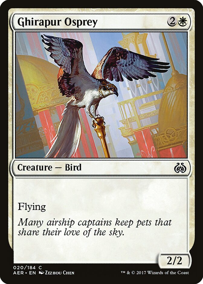 Gavilán de Ghirapur | Ghirapur Osprey - Aether Revolt #20