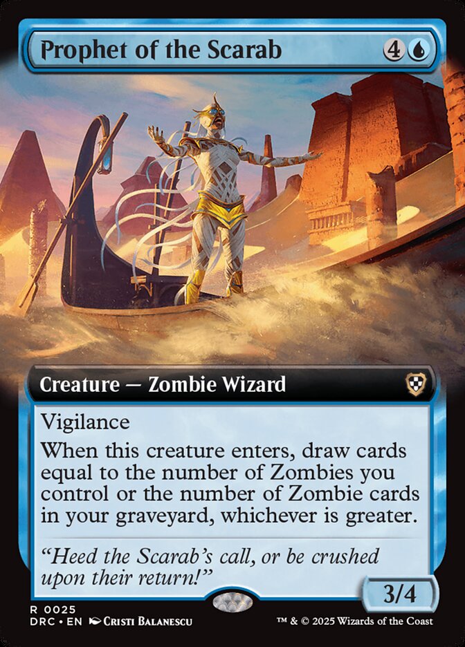 Prophet of the Scarab - Aetherdrift Commander #25