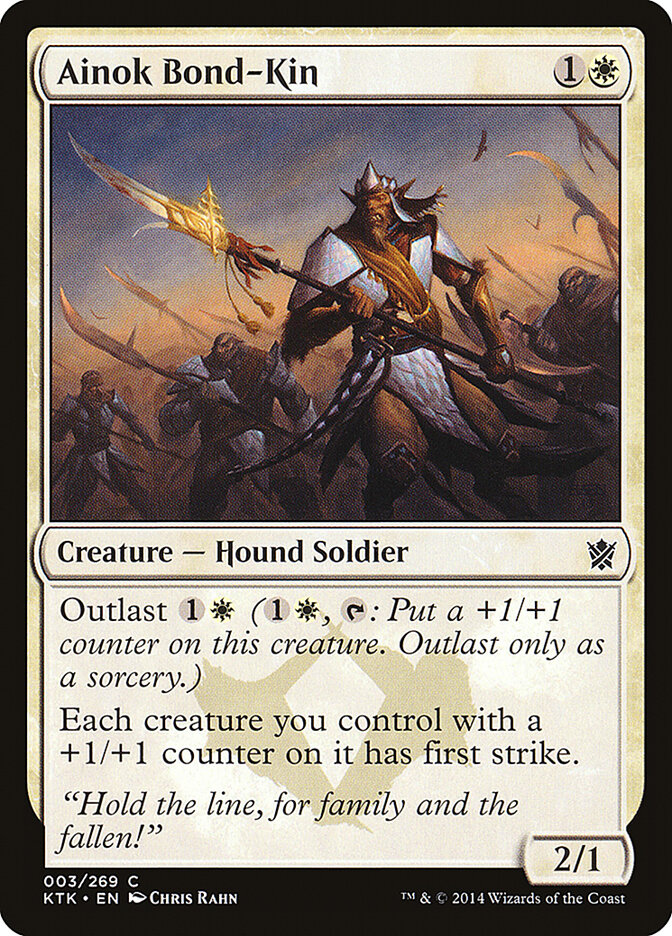 Ainok unido por la fe | Ainok Bond-Kin — Khans of Tarkir #3