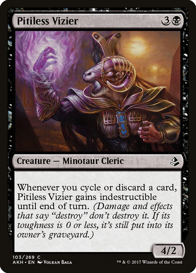 Pitiless Vizier — Amonkhet #103