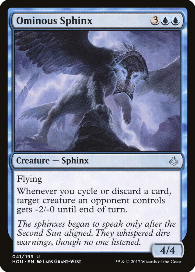 Esfinge ominosa | Ominous Sphinx — Hour of Devastation #41