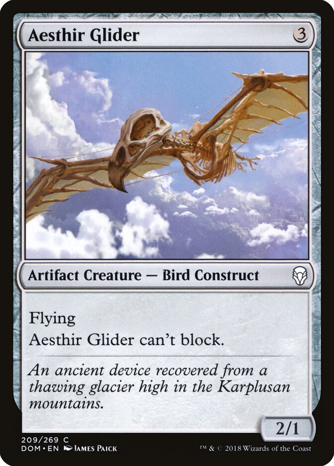 Planeador aesthir — Dominaria #209