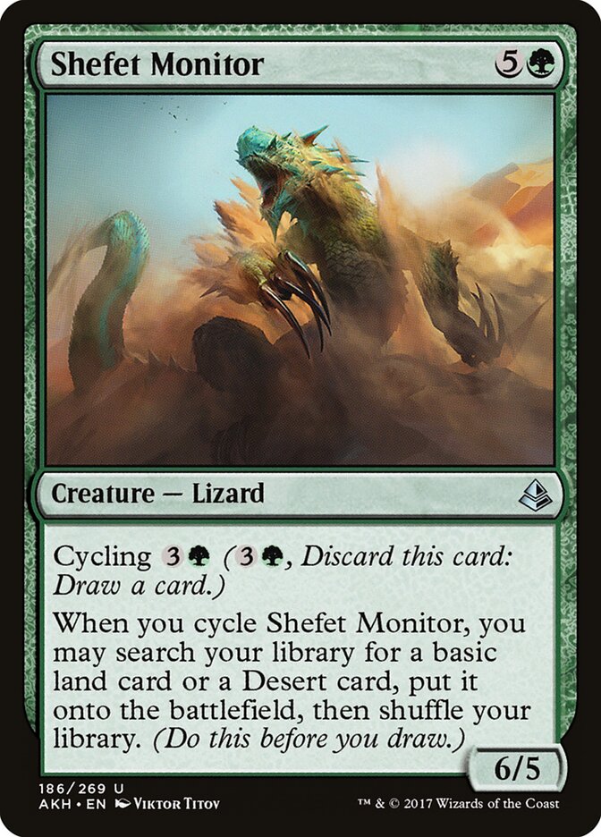 Shefet Monitor — Amonkhet #186