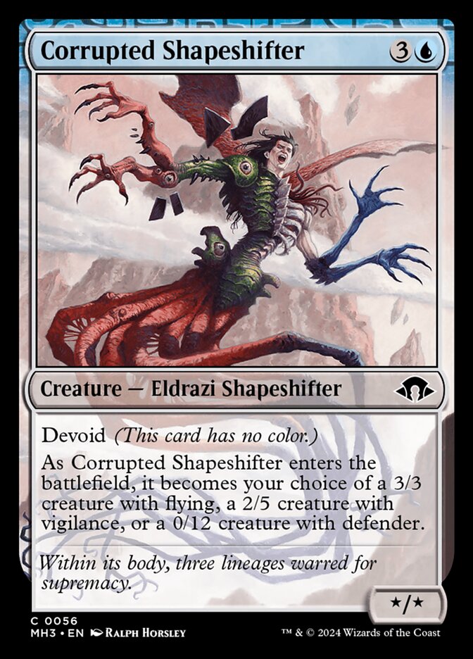 Metamorfo corrupto | Corrupted Shapeshifter — Modern Horizons 3 #56
