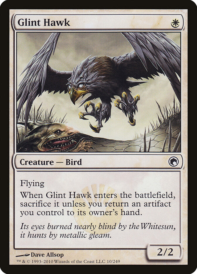 Halcón brillante | Glint Hawk - Scars of Mirrodin #10