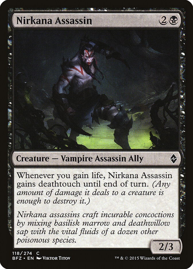 Asesino Nirkana | Nirkana Assassin - Battle for Zendikar #118