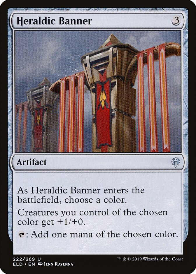 Estandarte heráldico | Heraldic Banner - Throne of Eldraine #222