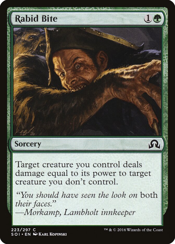 Rabid Bite — Shadows over Innistrad #223