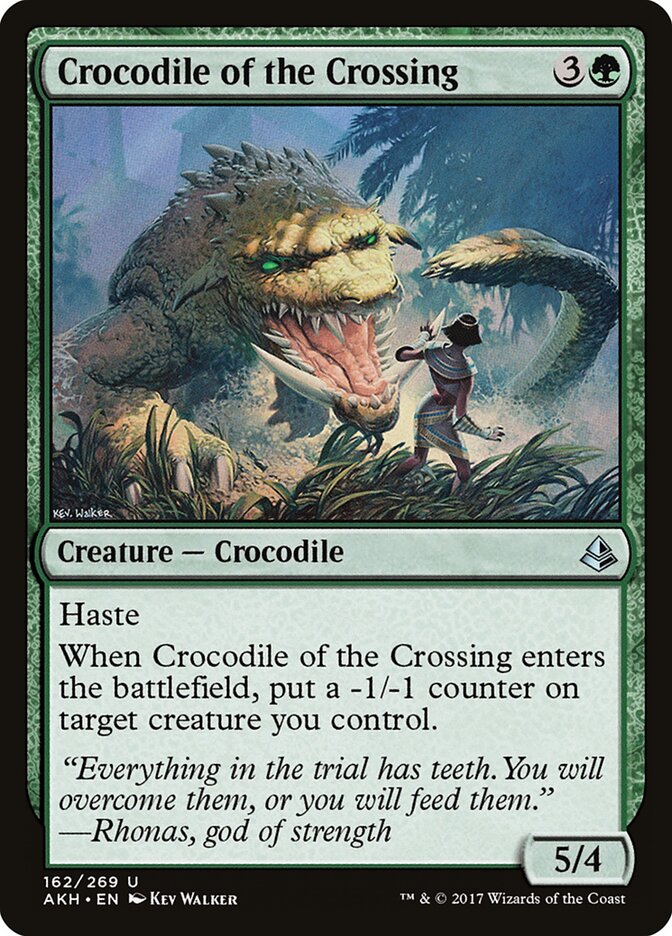 Crocodile of the Crossing — Amonkhet #162