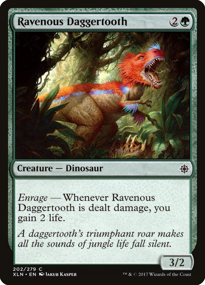 Ravenous Daggertooth — Ixalan #202