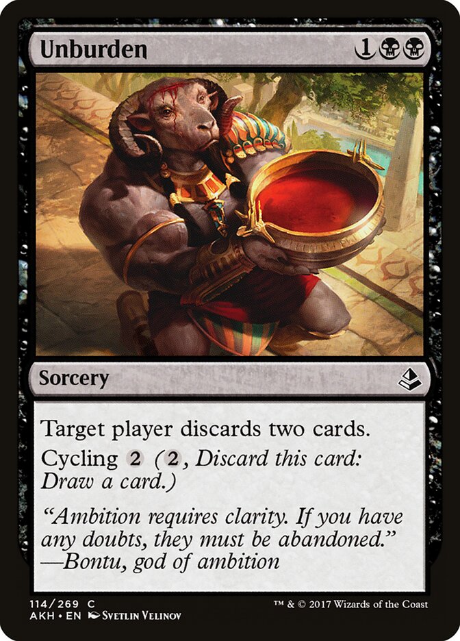 Unburden — Amonkhet #114