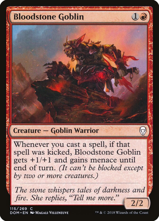Trasgo de la piedra sangrienta — Dominaria #115