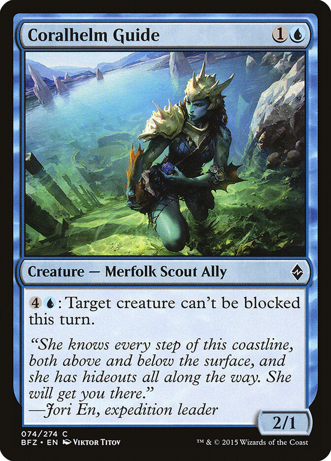 Guía de Yelmo de Coral | Coralhelm Guide - Battle for Zendikar #74