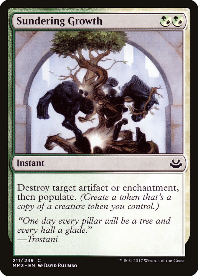Sundering Growth - Modern Masters 2017 #211