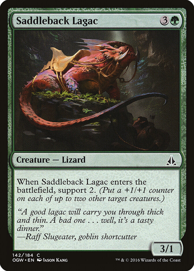 Lagac ensillado | Saddleback Lagac - Oath of the Gatewatch #142