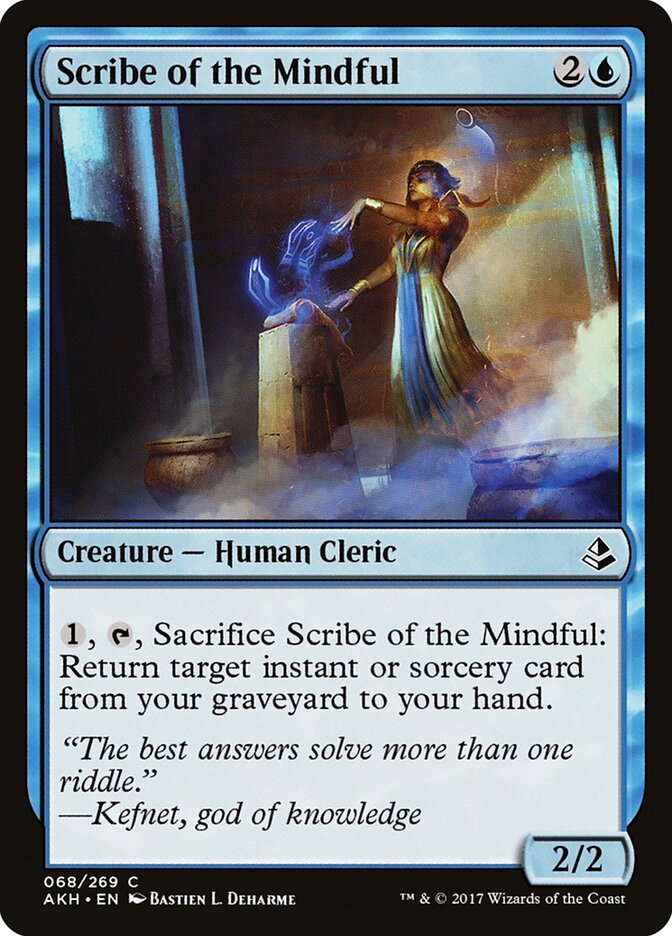 Scribe of the Mindful — Amonkhet #68