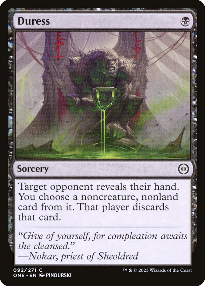 Coacción | Duress — Phyrexia: All Will Be One #92