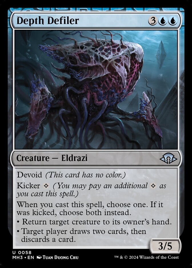 Profanador de las profundidades | Depth Defiler — Modern Horizons 3 #58