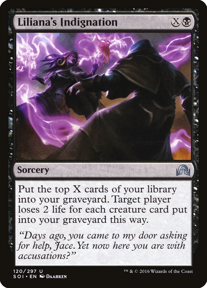 Liliana's Indignation — Shadows over Innistrad #120