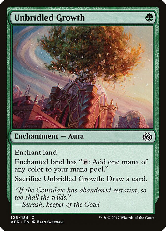 Crecimiento desenfrenado | Unbridled Growth - Aether Revolt #126