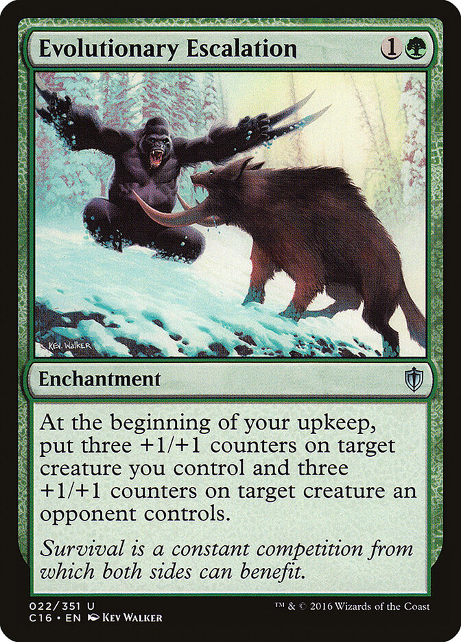 Carrera evolutiva | Evolutionary Escalation - Commander 2016 #22