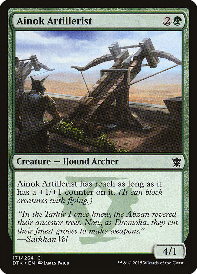 Artillero ainok | Ainok Artillerist — Dragons of Tarkir #171